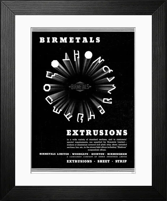 Framed Print : Birmetals Extrusions Framed Print : Birmetals Extrusions