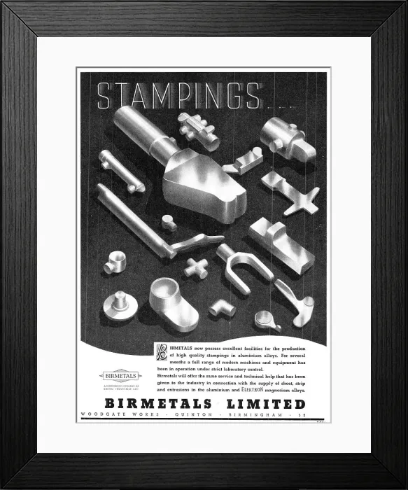 Framed Print : Birmetals Stampings Framed Print : Birmetals Stampings