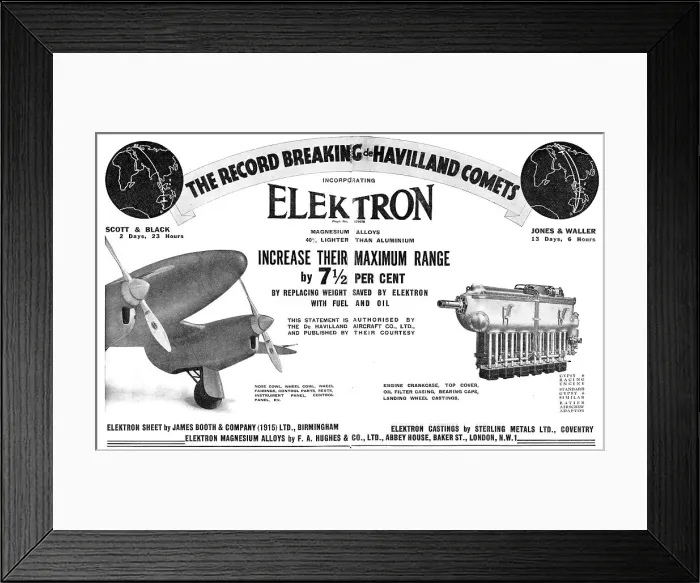 Framed Print : James Booth. Elektron. Duralumin. MG7 D2 Alloys Framed Print : James Booth. Elektron. Duralumin. MG7 D2 Alloys