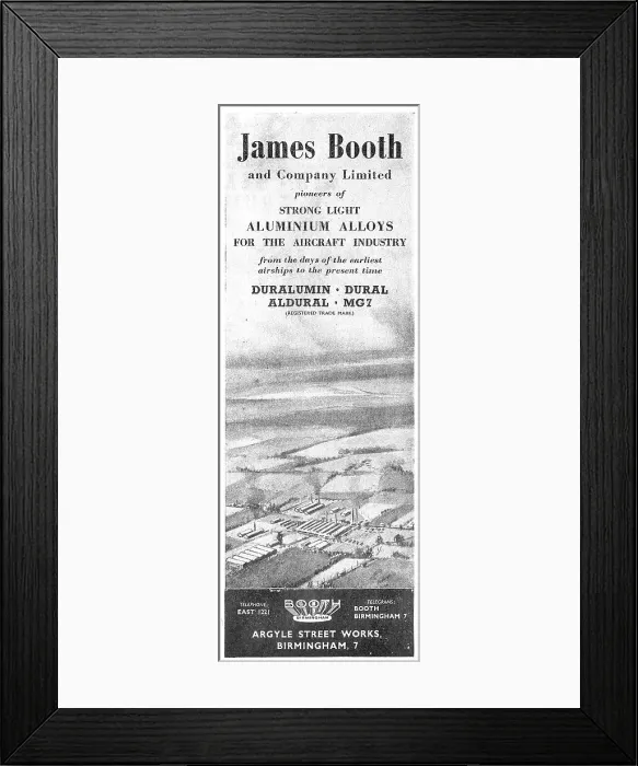 Framed Print : James Booth Aluminium Alloys Framed Print : James Booth Aluminium Alloys