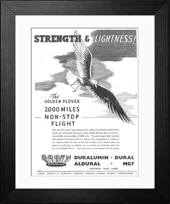 Framed Print : James Booth Duralumin Aldural Framed Print : James Booth Duralumin Aldural