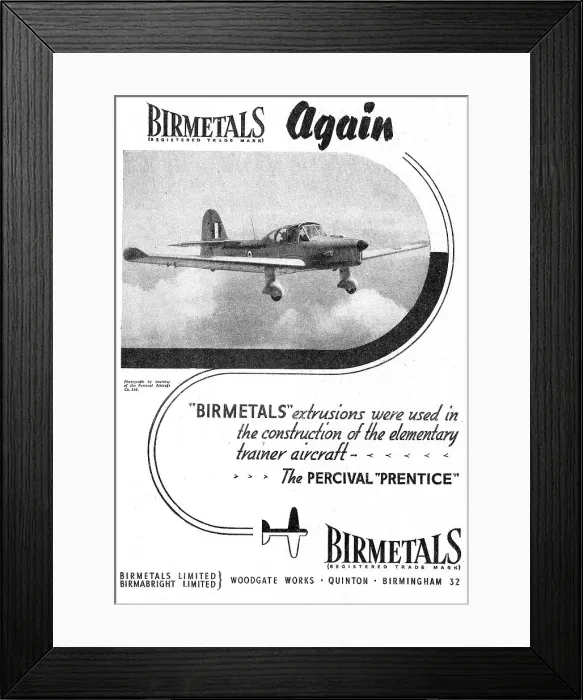 Framed Print : Birmetals - Birmetals Ltd. Date: 1948 Framed Print : Birmetals - Birmetals Ltd. Date: 1948