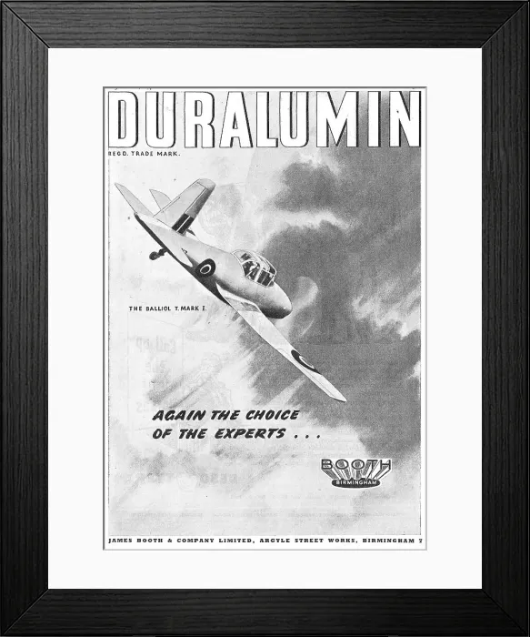 Framed Print : James Booth Duralumin, Dural, Aldural & Aluminium Alloys Framed Print : James Booth Duralumin, Dural, Aldural & Aluminium Alloys