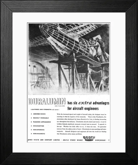 Framed Print : James Booth Duralumin Framed Print : James Booth Duralumin