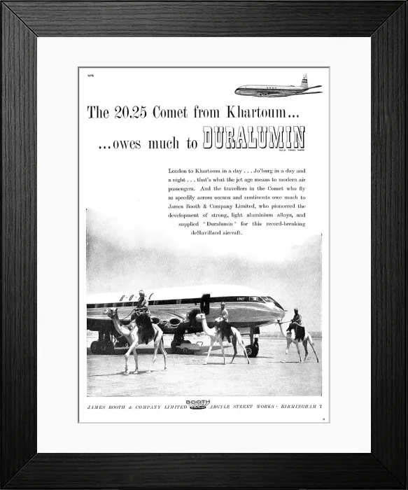 Framed Print : James Booth Aluminium Alloys Duralumin Framed Print : James Booth Aluminium Alloys Duralumin