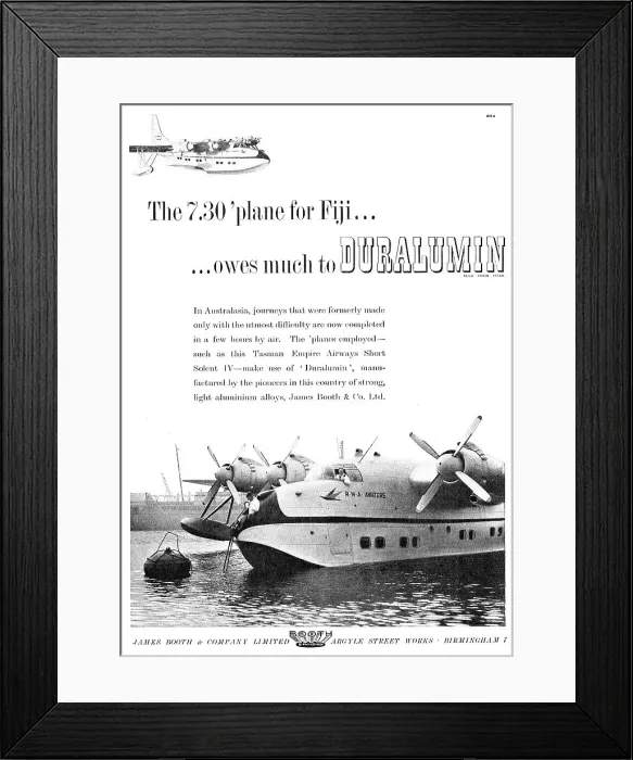 Framed Print : James Booth Aluminium Alloys Duralumin Framed Print : James Booth Aluminium Alloys Duralumin
