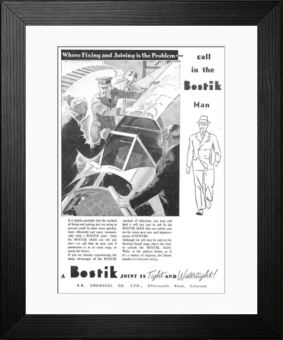 Framed Print : Bostik Sealants & Adhesives Framed Print : Bostik Sealants & Adhesives