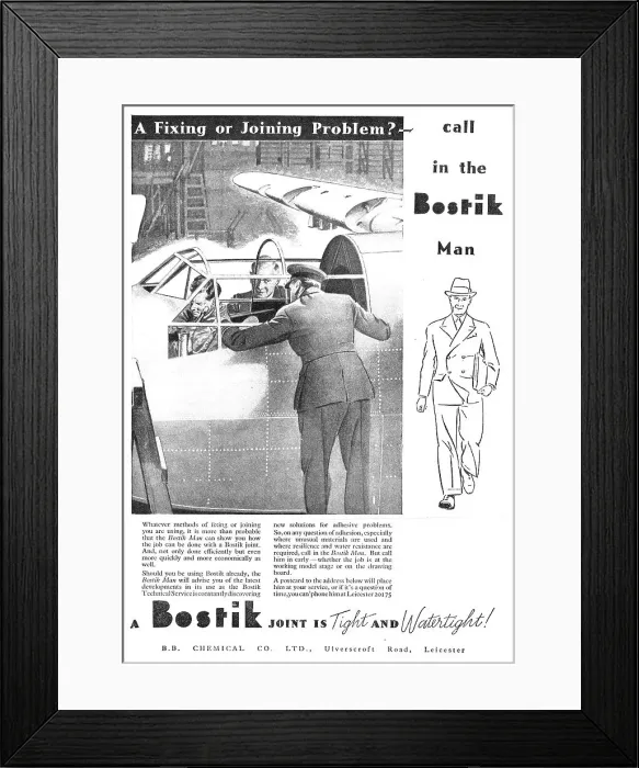 Framed Print : Bostik Sealants & Adhesives Framed Print : Bostik Sealants & Adhesives