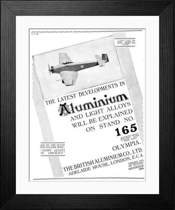 Framed Print : British Aluminium Framed Print : British Aluminium