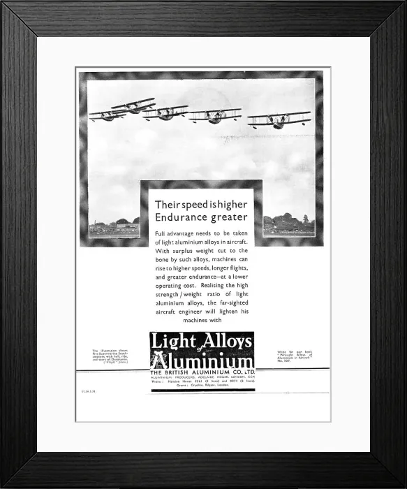 Framed Print : British Aluminium Framed Print : British Aluminium