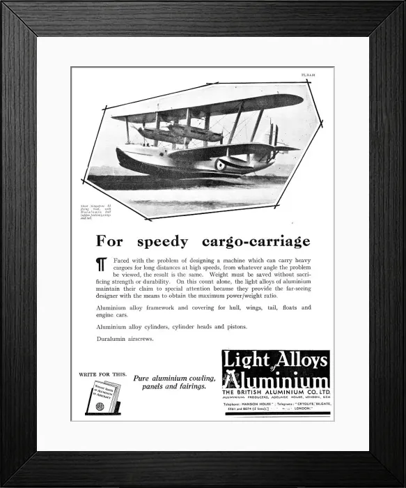 Framed Print : British Aluminium