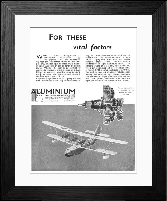 Framed Print : British Aluminium Framed Print : British Aluminium