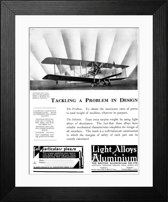 Framed Print : British Aluminium Framed Print : British Aluminium