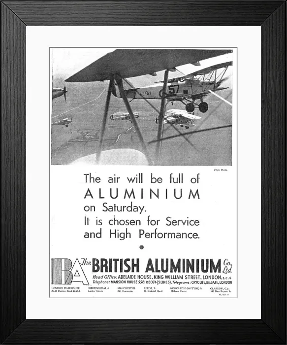 Framed Print : British Aluminium - Aluminium Alloys Framed Print : British Aluminium - Aluminium Alloys