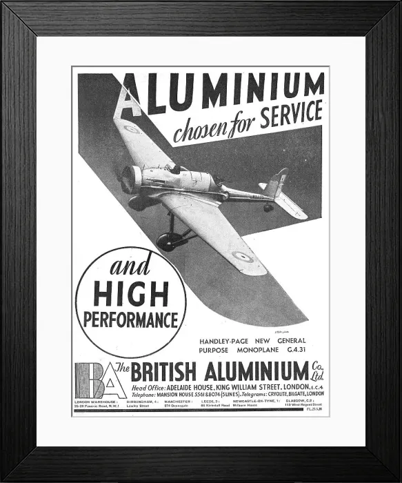 Framed Print : British Aluminium - Aluminium Alloys Framed Print : British Aluminium - Aluminium Alloys