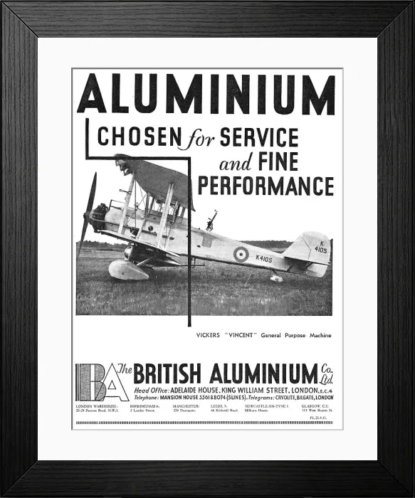 Framed Print : British Aluminium Framed Print : British Aluminium