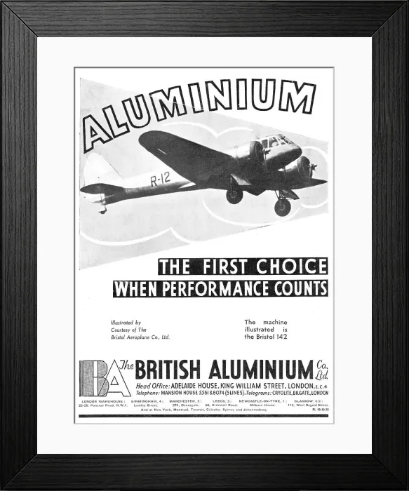 Framed Print : British Aluminium Framed Print : British Aluminium
