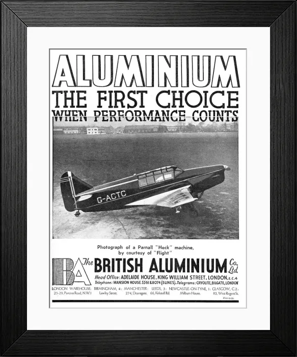 Framed Print : British Aluminium Framed Print : British Aluminium