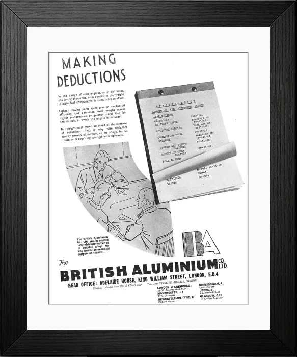 Framed Print : British Aluminium Framed Print : British Aluminium