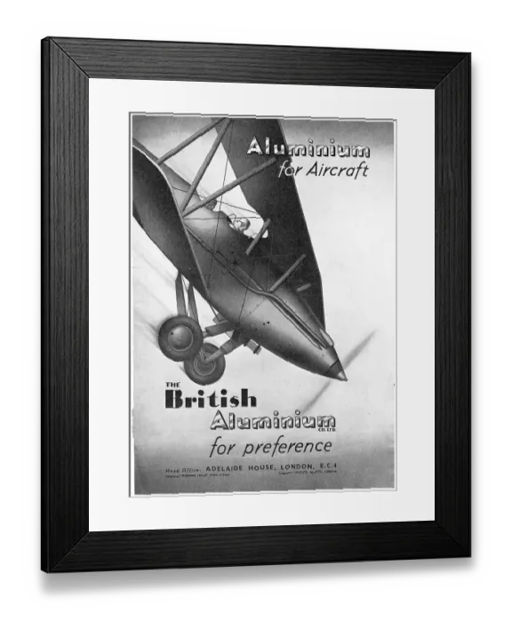Framed Print : British Aluminium: Aluminium For Aircraft Framed Print : British Aluminium: Aluminium For Aircraft