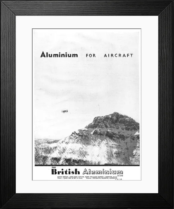 Framed Print : British Aluminium: Aluminium For Aircraft Framed Print : British Aluminium: Aluminium For Aircraft