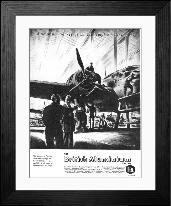 Framed Print : British Aluminium Framed Print : British Aluminium