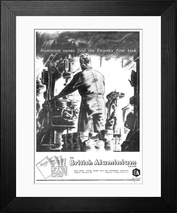 Framed Print : British Aluminium Framed Print : British Aluminium