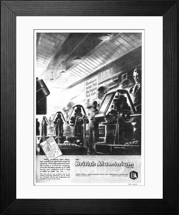 Framed Print : British Aluminium Framed Print : British Aluminium