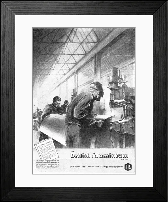 Framed Print : British Aluminium Framed Print : British Aluminium