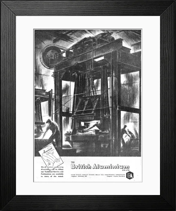 Framed Print : British Aluminium Framed Print : British Aluminium