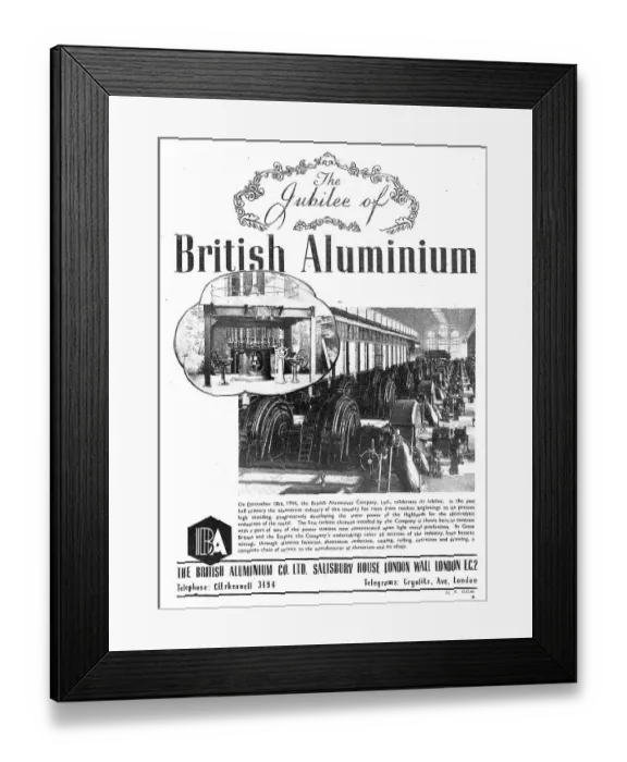 Framed Print : British Aluminium Framed Print : British Aluminium