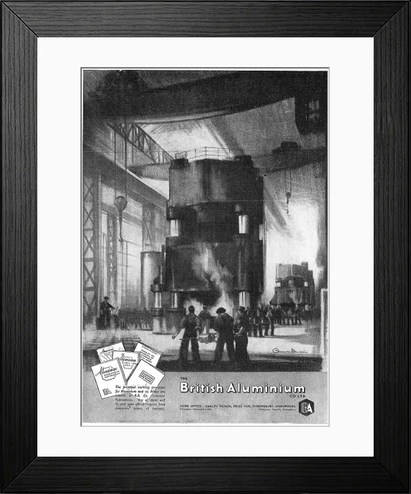 Framed Print : British Aluminium Framed Print : British Aluminium