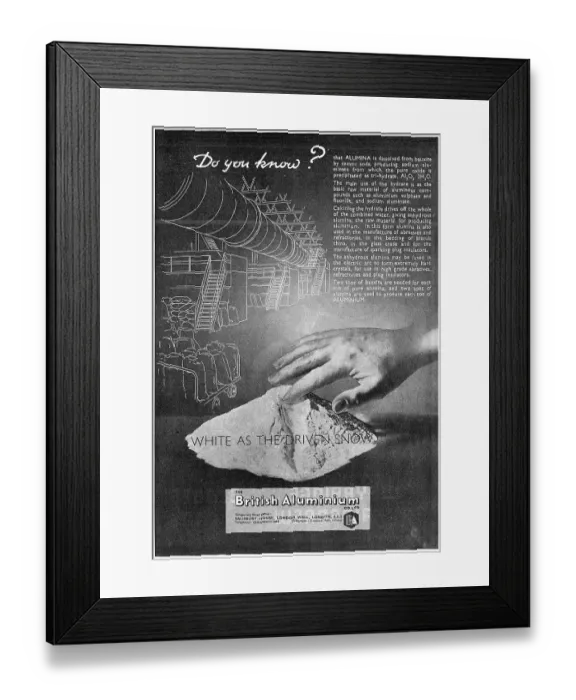 Framed Print : British Aluminium Framed Print : British Aluminium