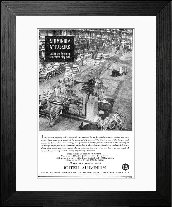 Framed Print : British Aluminium Framed Print : British Aluminium