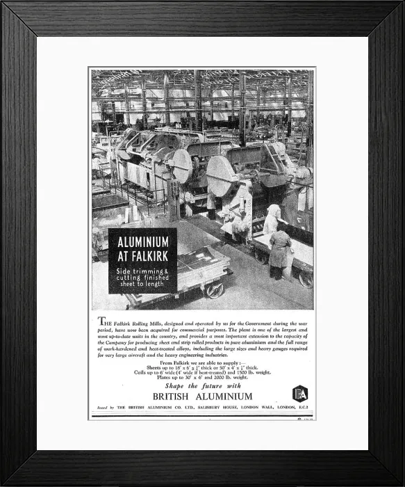 Framed Print : British Aluminium Framed Print : British Aluminium