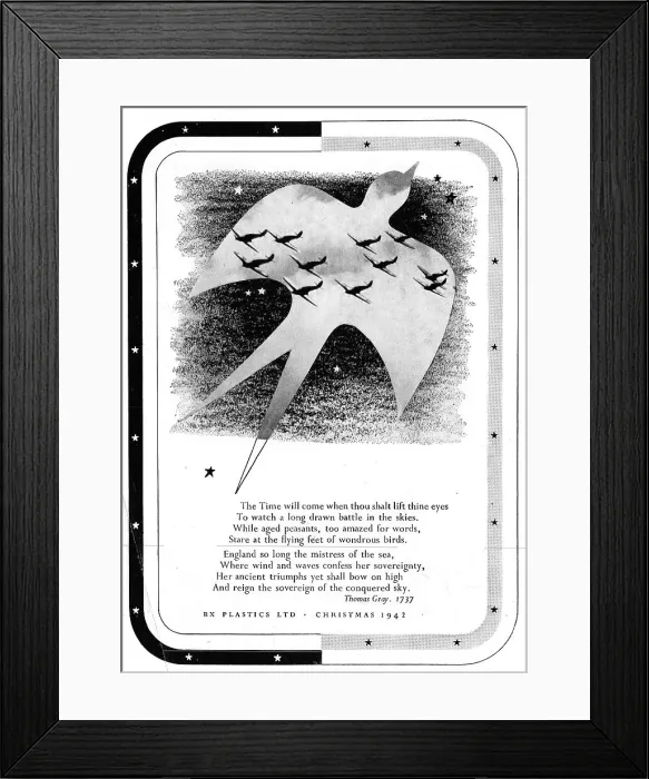 Framed Print : BX Plastics Components For Aircraft 1943 Advert Framed Print : BX Plastics Components For Aircraft 1943 Advert