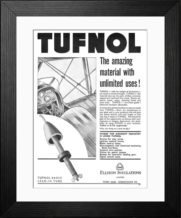 Framed Print : Ellison Insulations - Tufnol AID Electrical Framed Print : Ellison Insulations - Tufnol AID Electrical