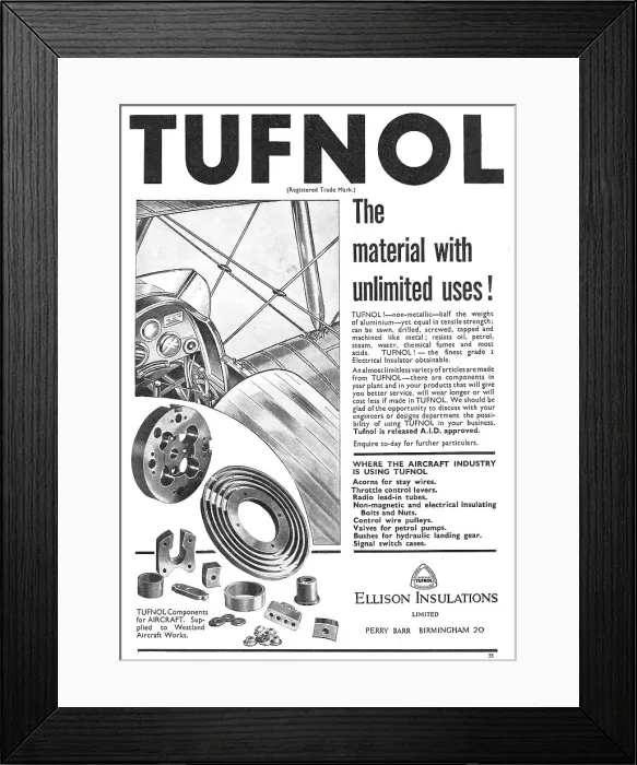 Framed Print : Ellison Insulations - Tufnol Framed Print : Ellison Insulations - Tufnol