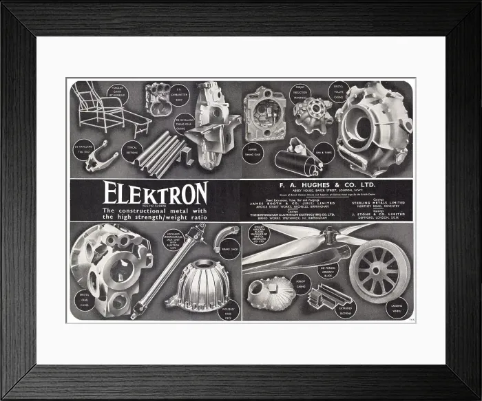 Framed Print : F.A.Hughes Elektron - Magnesium-Zirconium - Alloys Framed Print : F.A.Hughes Elektron - Magnesium-Zirconium - Alloys