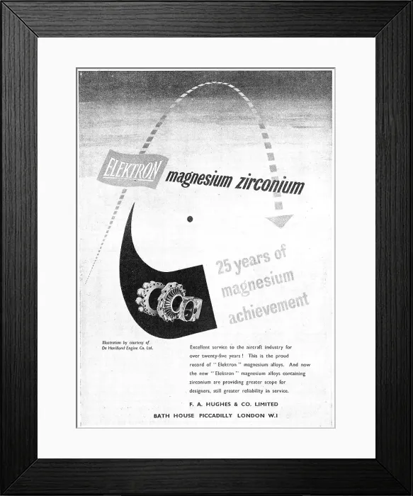 Framed Print : F.A.Hughes Elektron - Magnesium-Zirconium - Alloys Framed Print : F.A.Hughes Elektron - Magnesium-Zirconium - Alloys