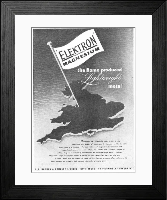 Framed Print : F.A.Hughes Elektron - Magnesium-Zirconium - Alloys Framed Print : F.A.Hughes Elektron - Magnesium-Zirconium - Alloys