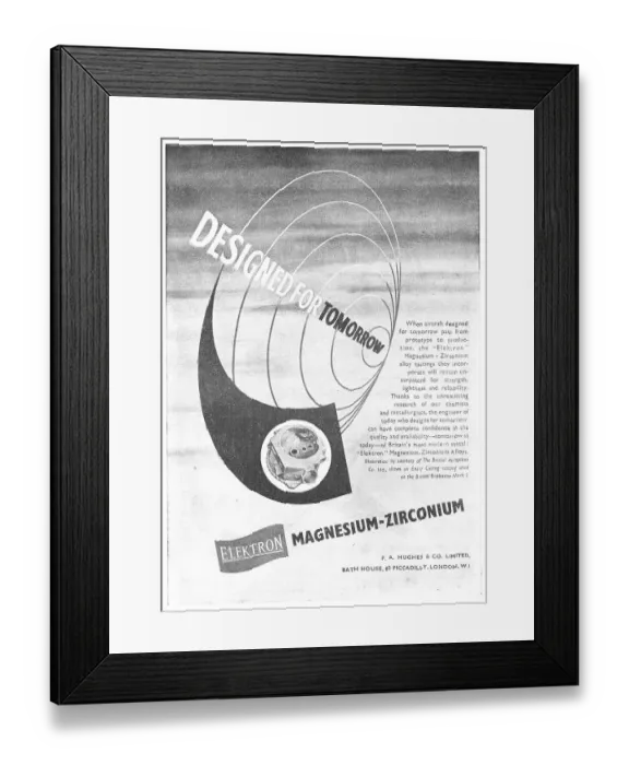 Framed Print : F.A.Hughes Elektron - Magnesium-Zirconium - Alloys Framed Print : F.A.Hughes Elektron - Magnesium-Zirconium - Alloys