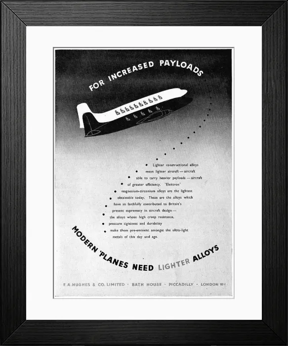 Framed Print : F.A.Hughes Elektron - Magnesium-Zirconium - Light Alloys Framed Print : F.A.Hughes Elektron - Magnesium-Zirconium - Light Alloys