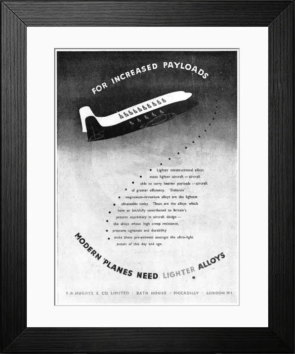 Framed Print : F A Hughes Elektron - Magnesium-Zirconium - Alloys Framed Print : F A Hughes Elektron - Magnesium-Zirconium - Alloys