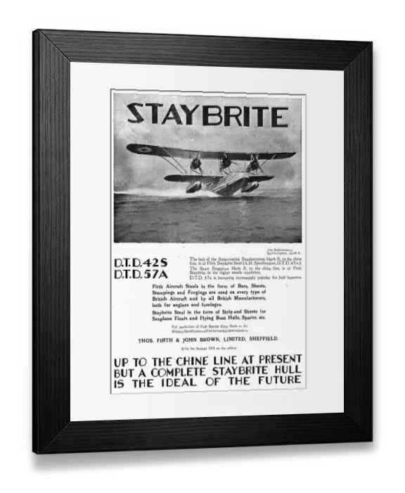 Framed Print : Firth Steels: DTD 42S - DTD57A Framed Print : Firth Steels: DTD 42S - DTD57A