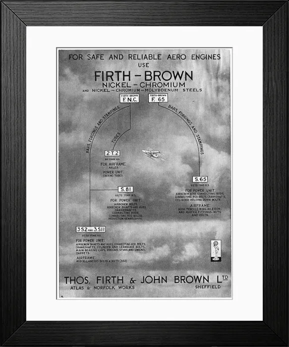 Framed Print : Firth Brown Steels : FNC : F65 : 2T2