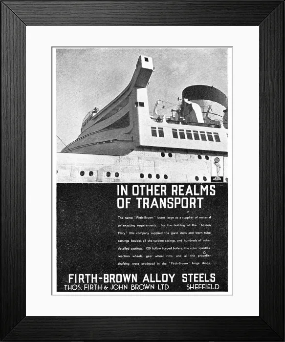 Framed Print : Firth Brown Alloy Steels Framed Print : Firth Brown Alloy Steels