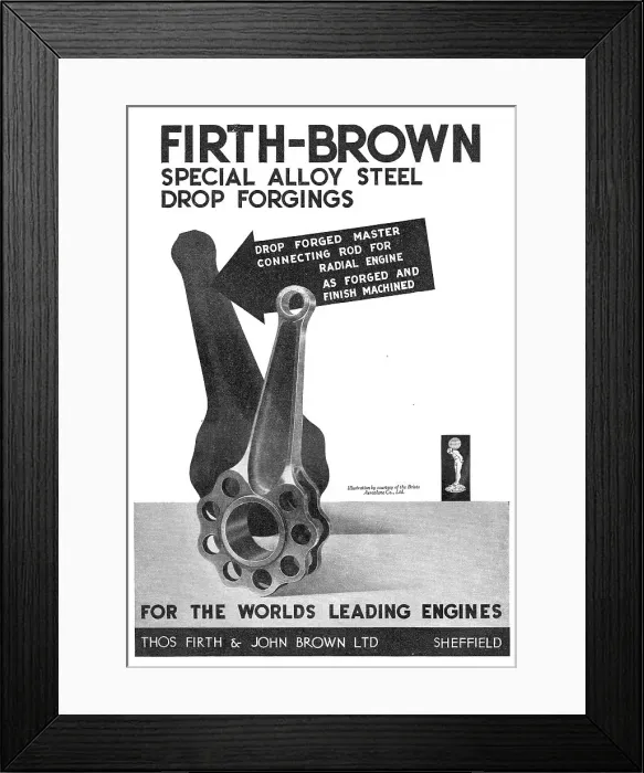 Framed Print : Firth Brown Specail Alloy Steel Drop Forgings Framed Print : Firth Brown Specail Alloy Steel Drop Forgings