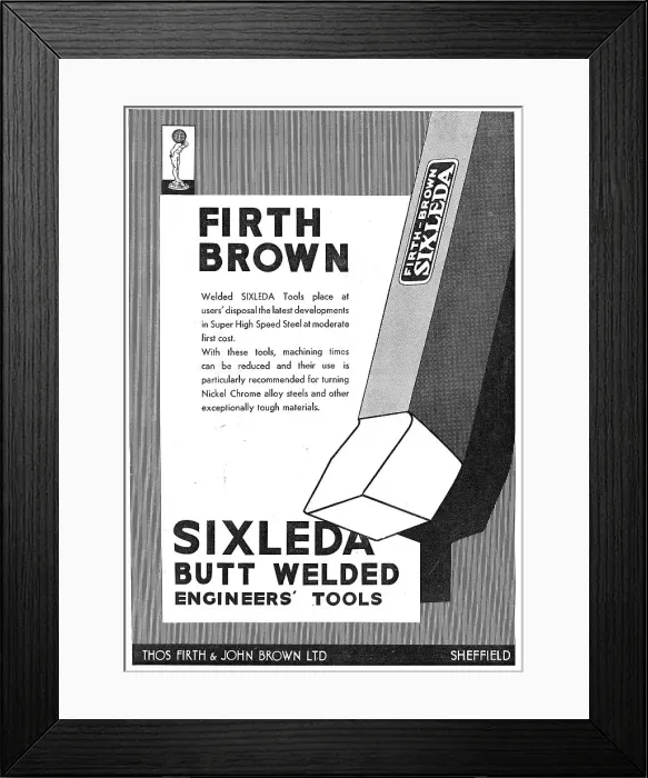 Framed Print : Firth Brown Engineers Tools Framed Print : Firth Brown Engineers Tools