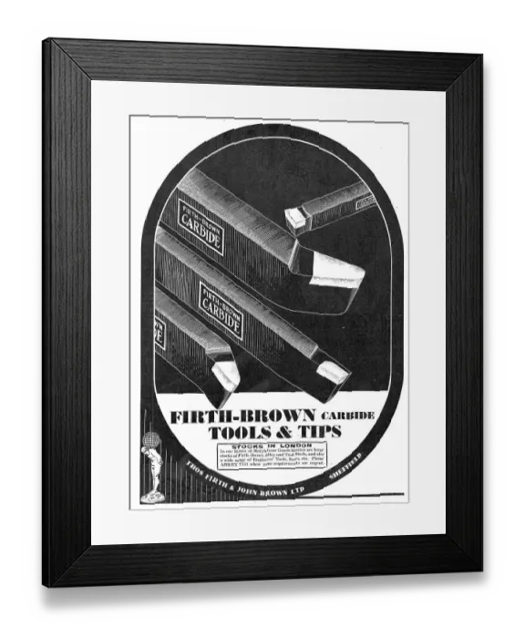 Framed Print : Firth Brown Carbide Tools & Tips Framed Print : Firth Brown Carbide Tools & Tips
